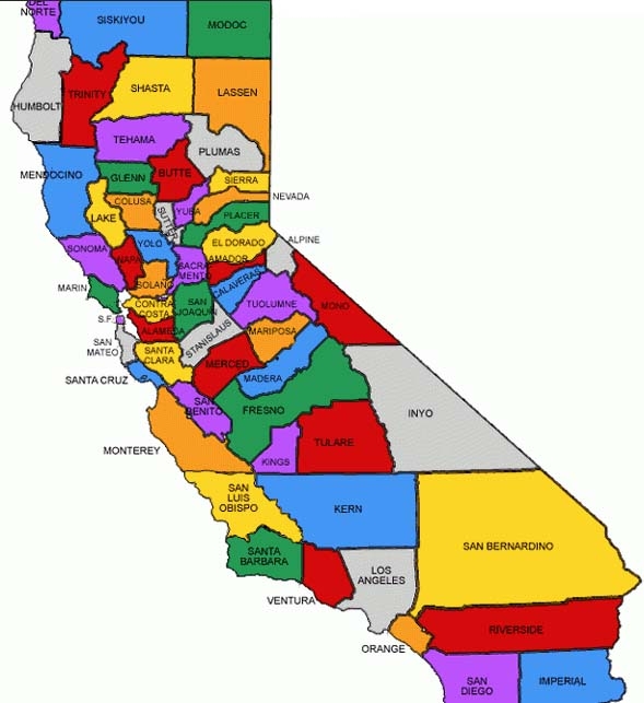 California County Map J O Hazzard Subdivision Consulting
