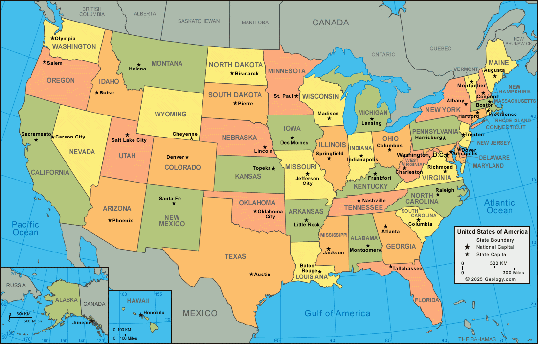 Close Up Map Of The United States Gisele Ermentrude