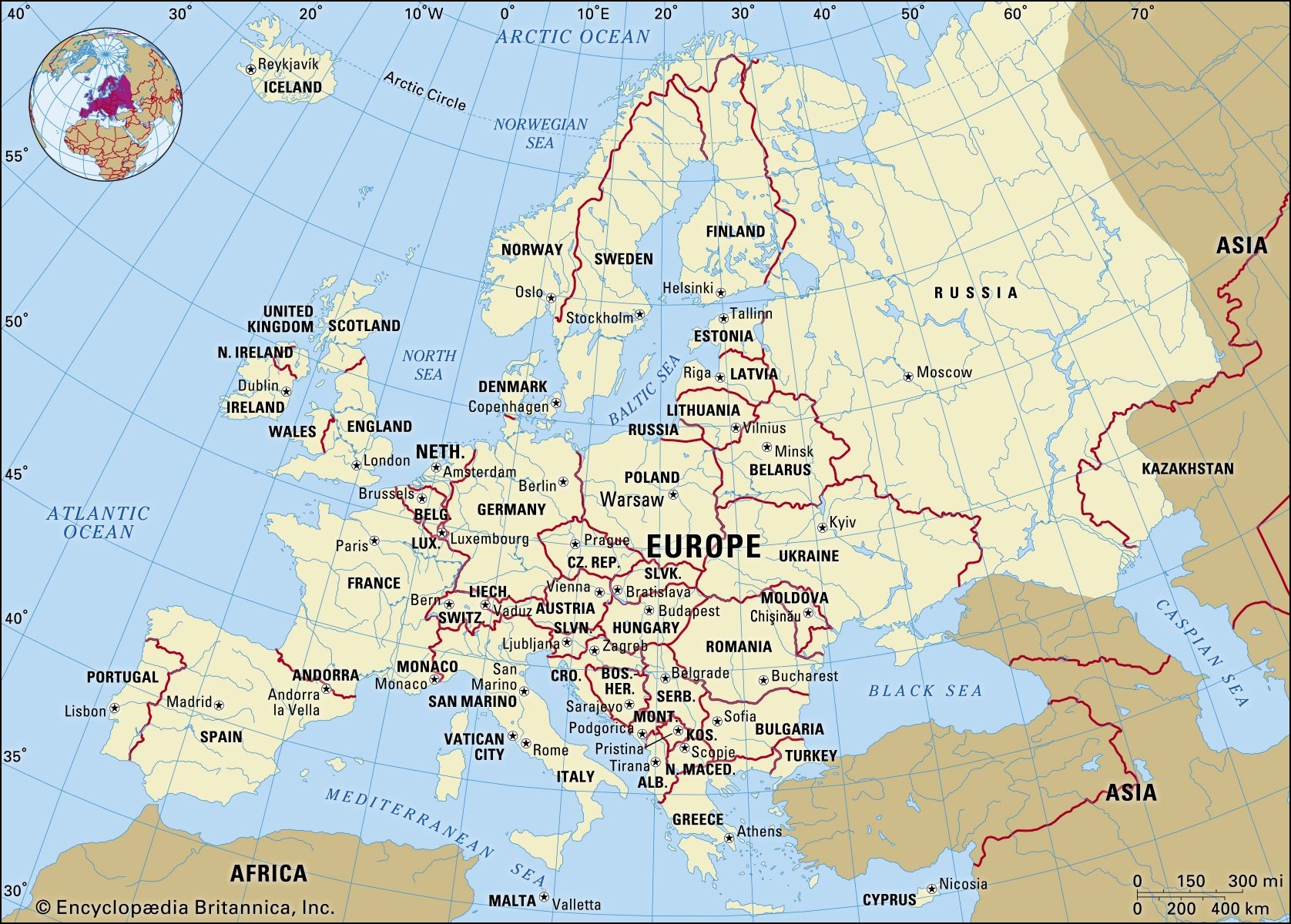 Europe History Countries Map Facts Britannica