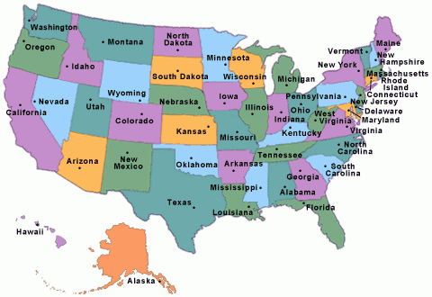 Explore All Fifty U S States FactMonster