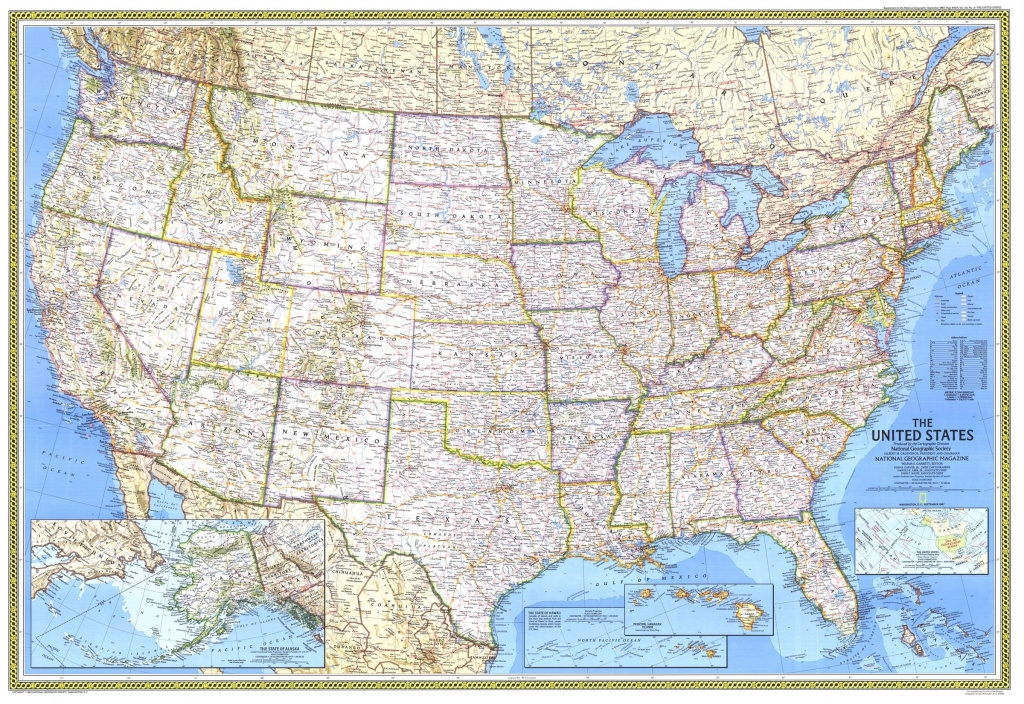 Geographic United States Map Printable Map