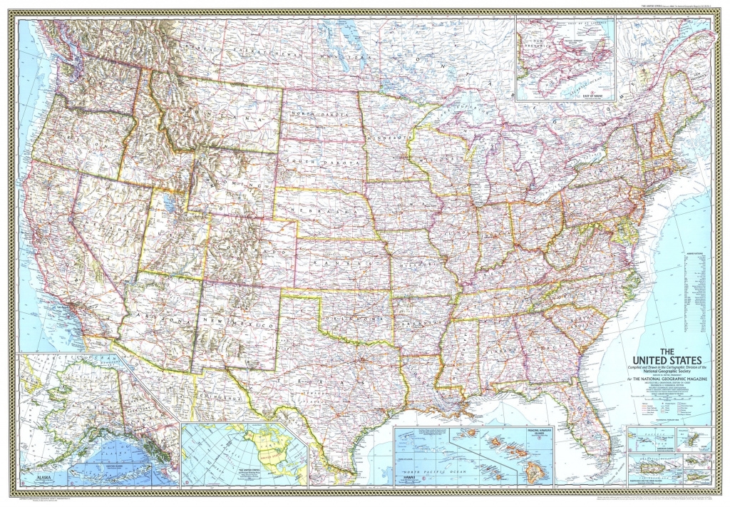 Geographic United States Map Printable Map