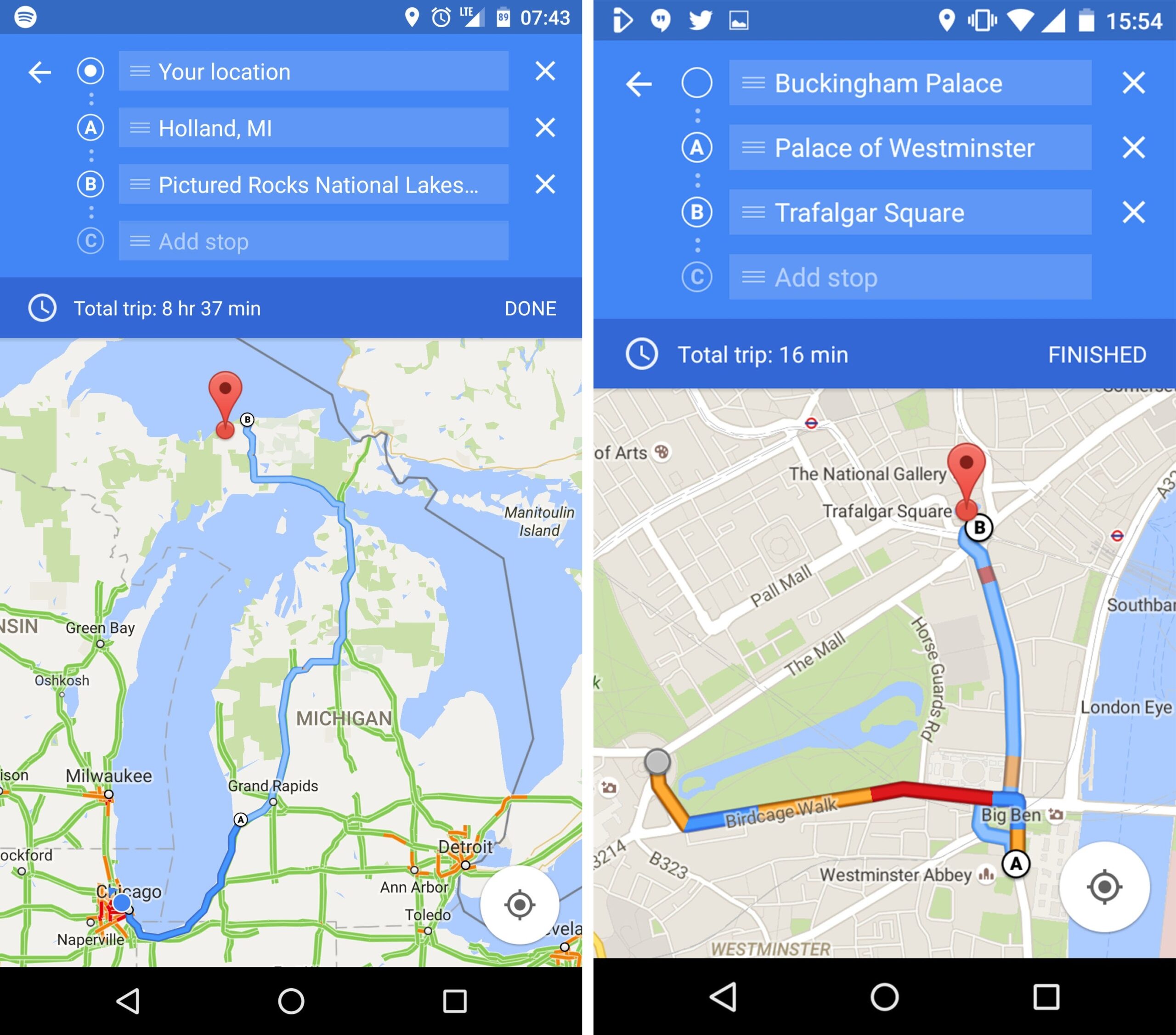 Google Maps Comprend Enfin Les Destinations Multiples