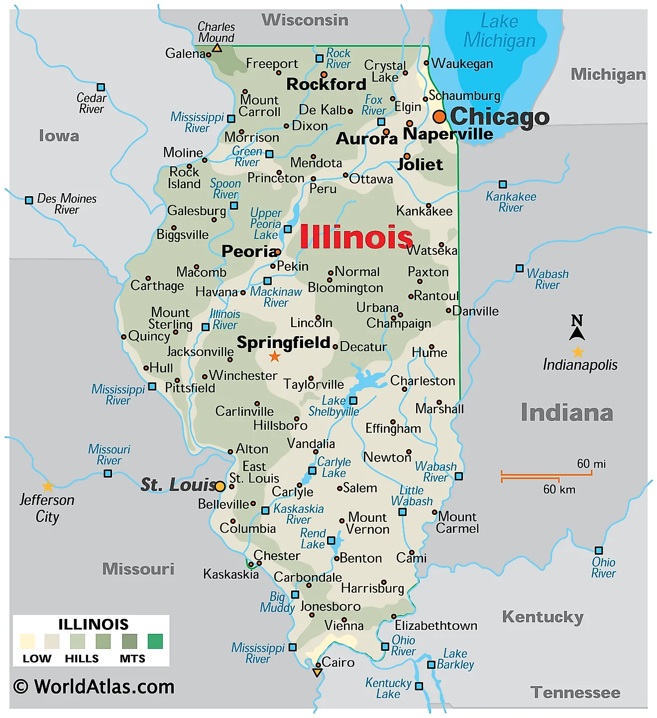 Illinois Maps Facts World Atlas Illinois Maps Facts World Atlas