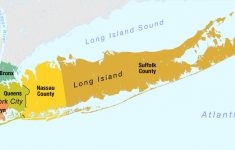 Long Island County Map Long Island Ny County Map New York Usa 