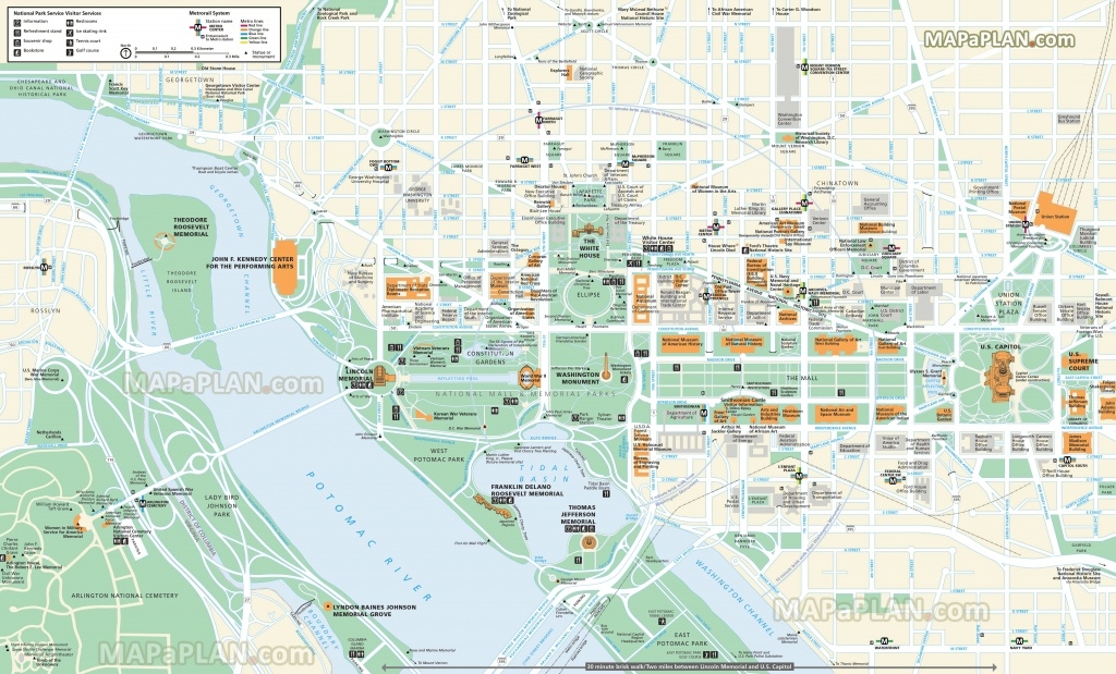 Map Of Downtown Washington Dc Printable Printable Maps