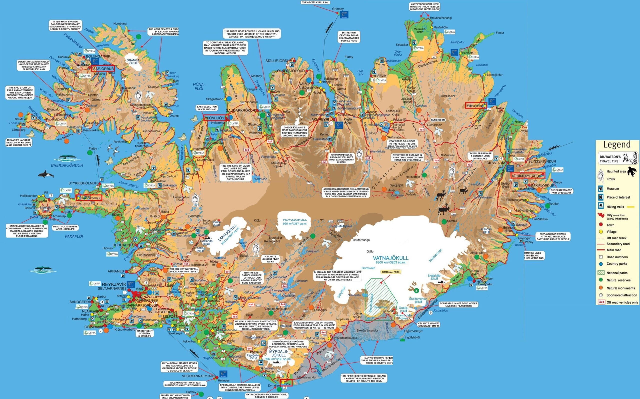 Maps Of Iceland Printable Maps