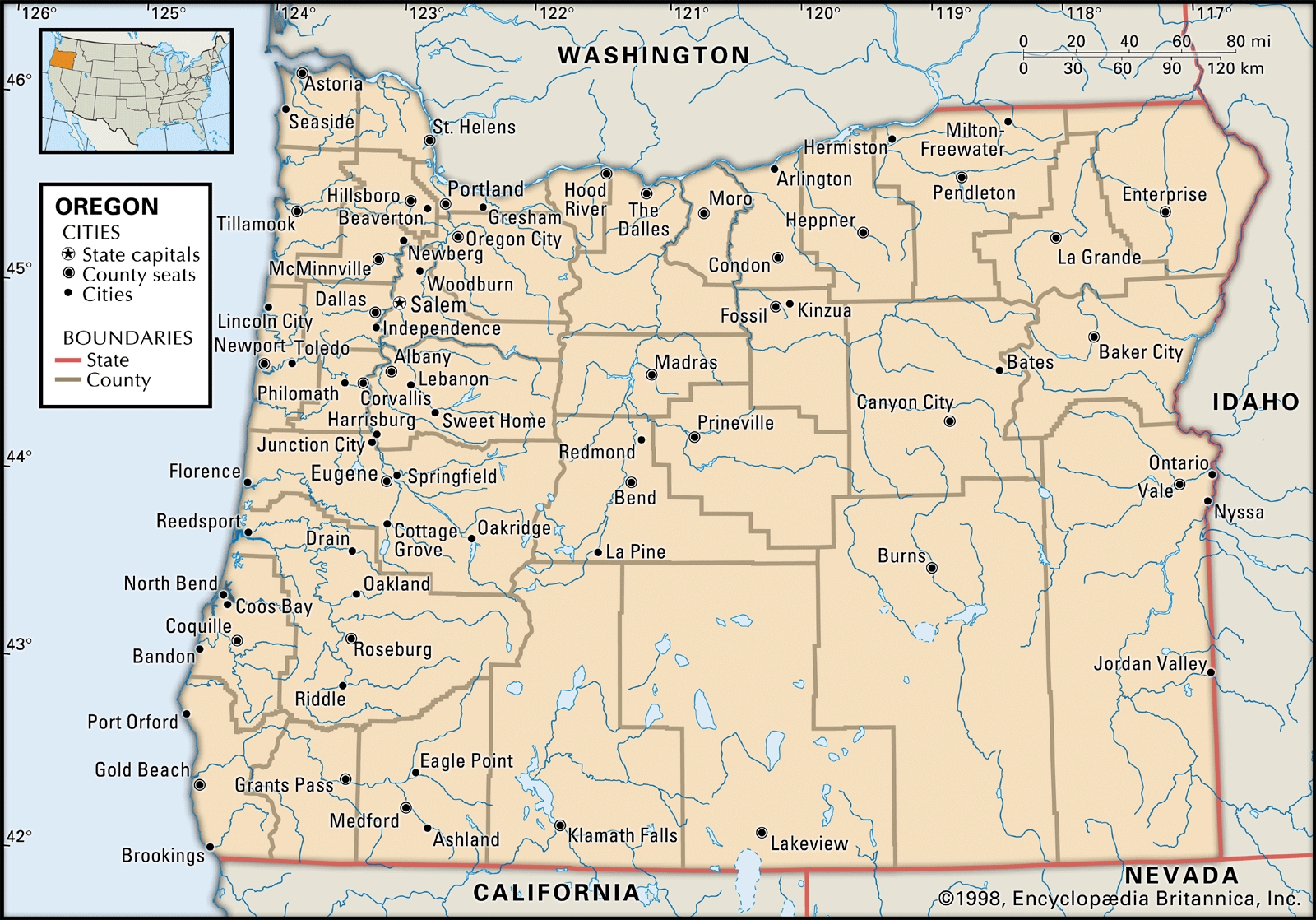 Oregon Country Historical Region Canada United States Britannica