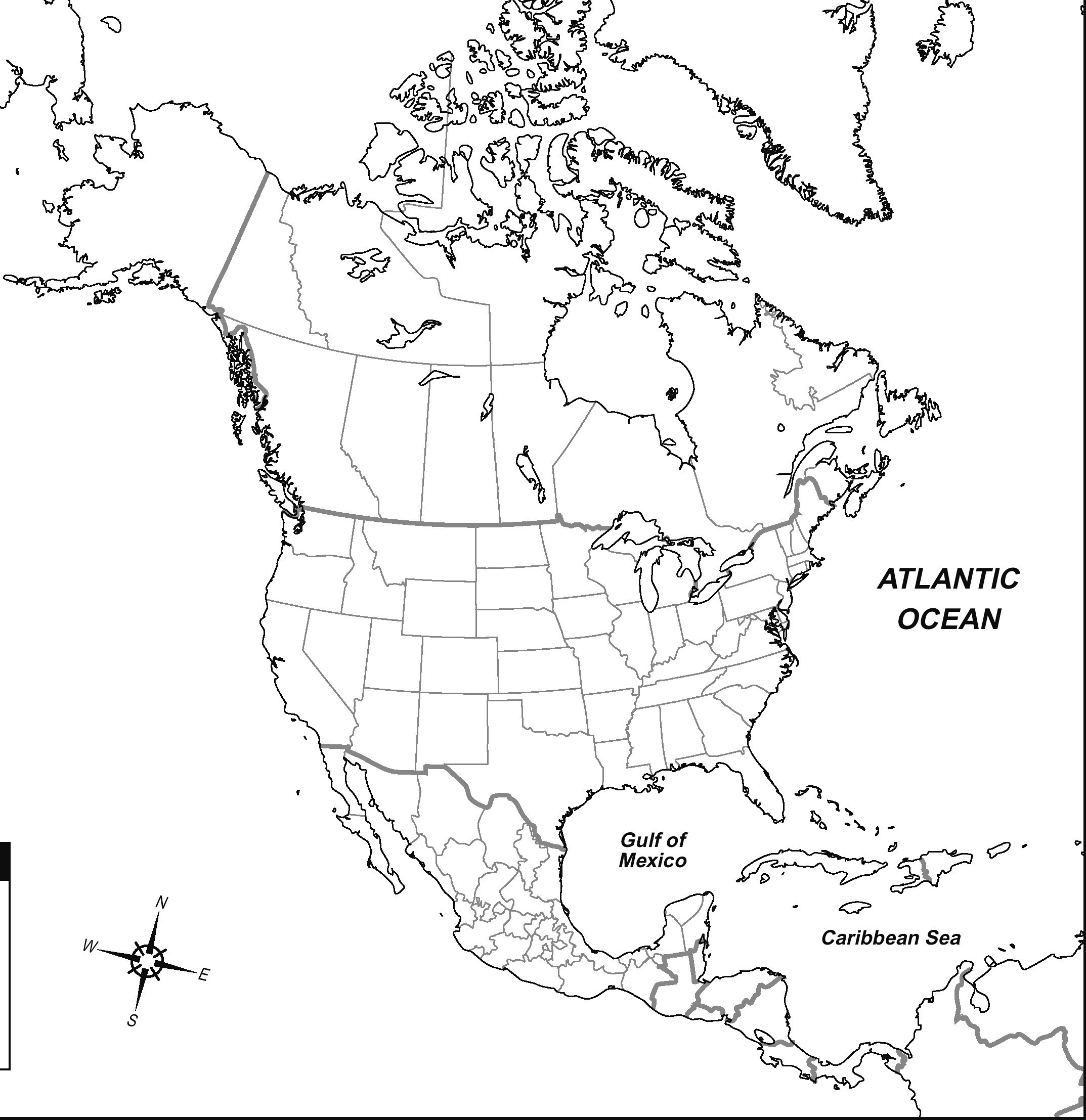 Printable Map Central America Beautiful Blank North America Map With