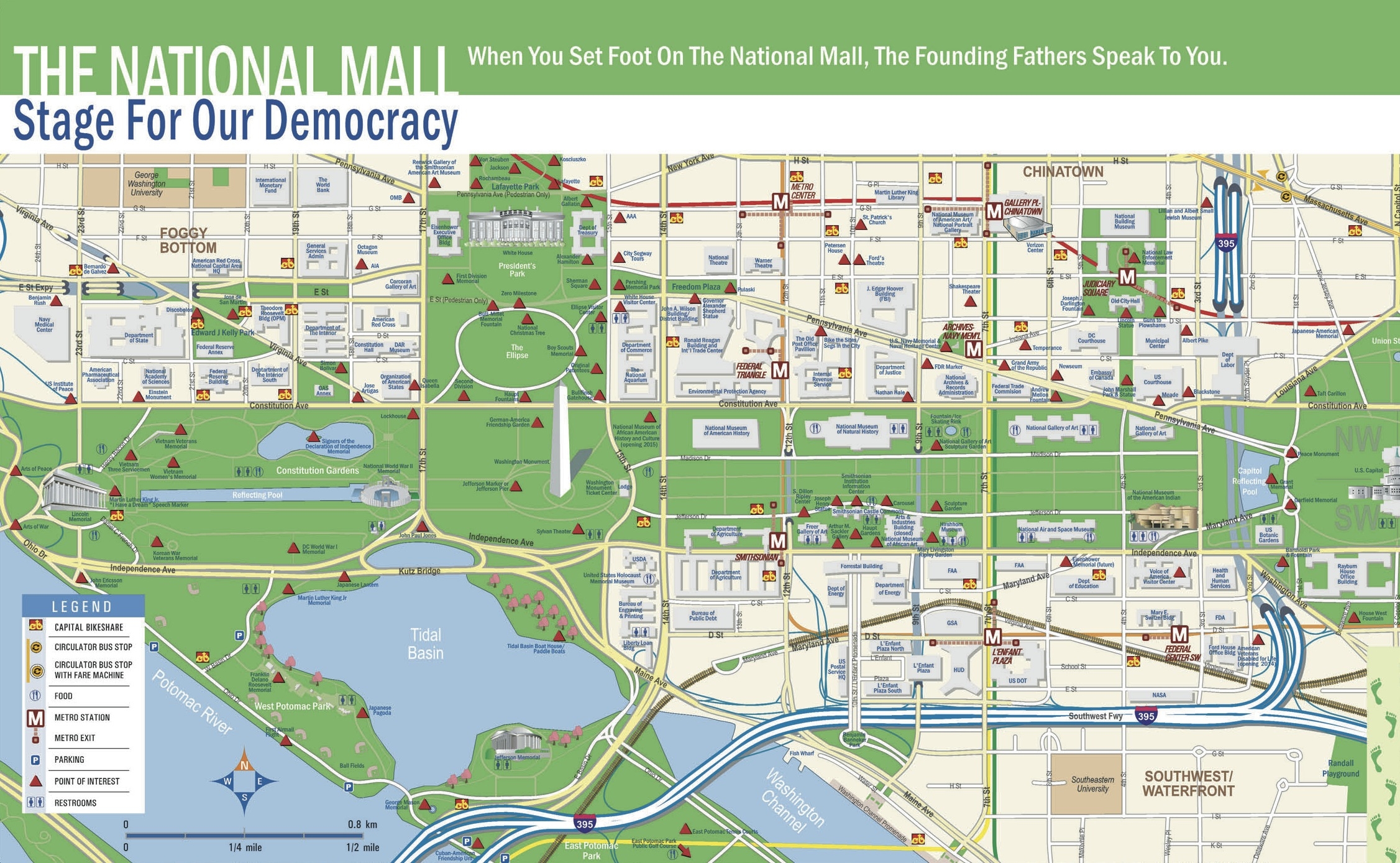 Printable Map Of National Mall Printable Templates