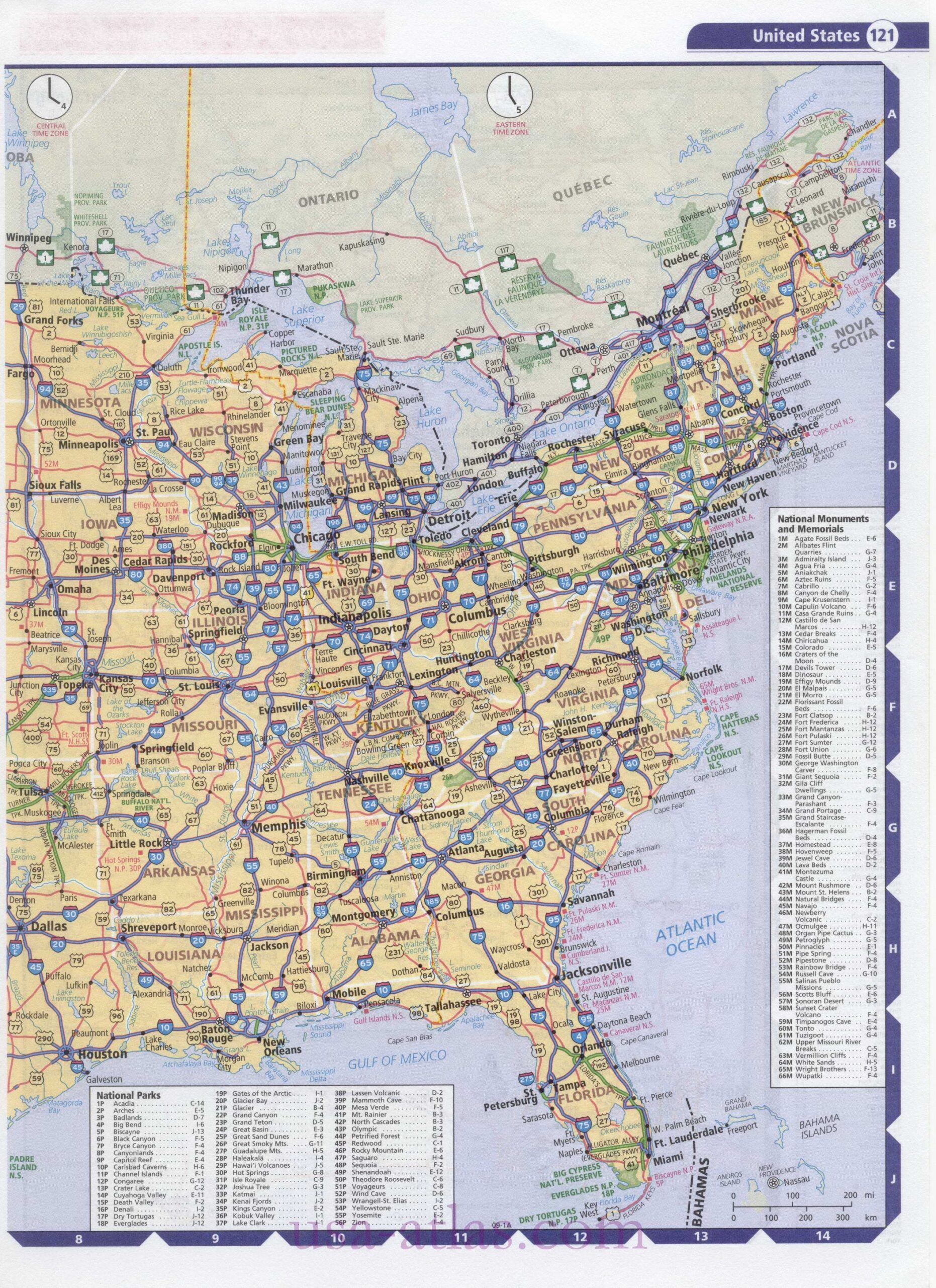 Printable Road Maps