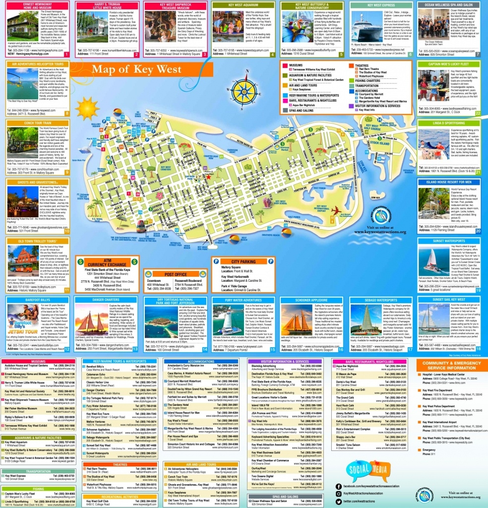 Printable Street Map Of Key West Fl Printable Maps