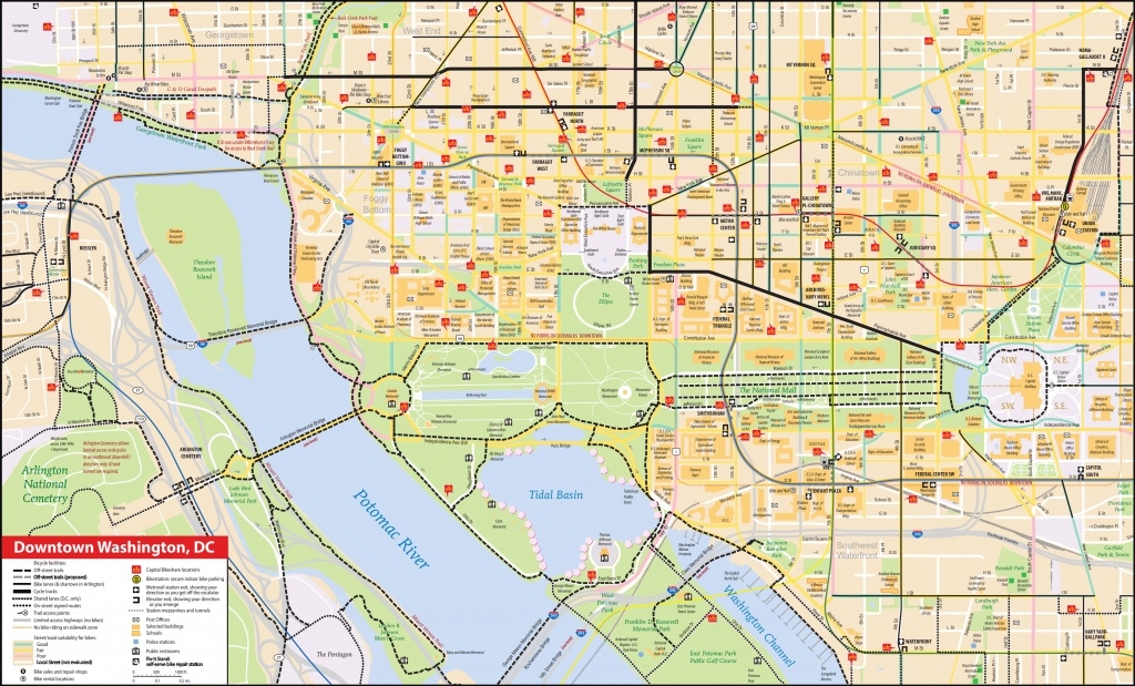 Printable Street Map Of Washington Dc Printable Maps