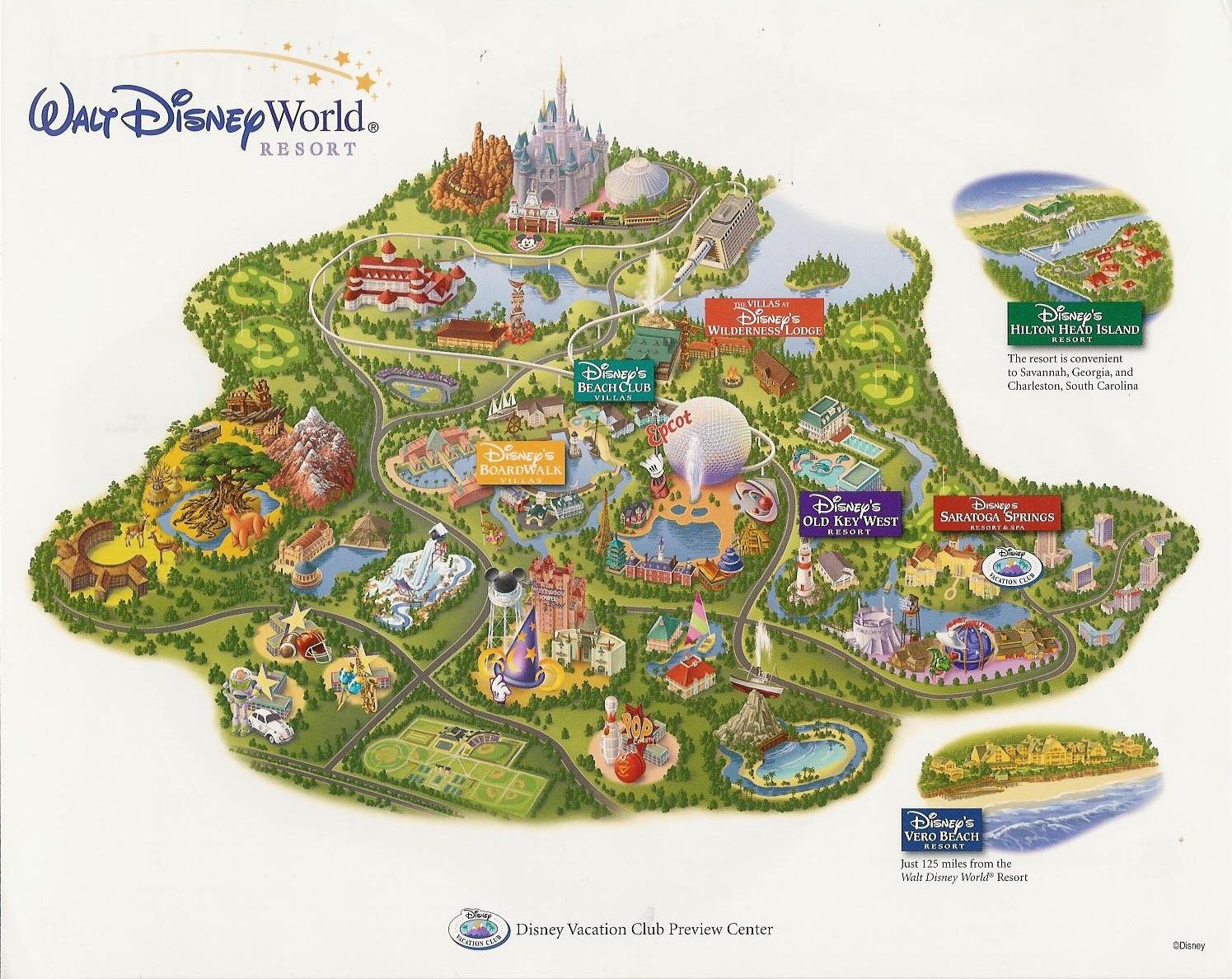 Printable Walt Disney World Maps