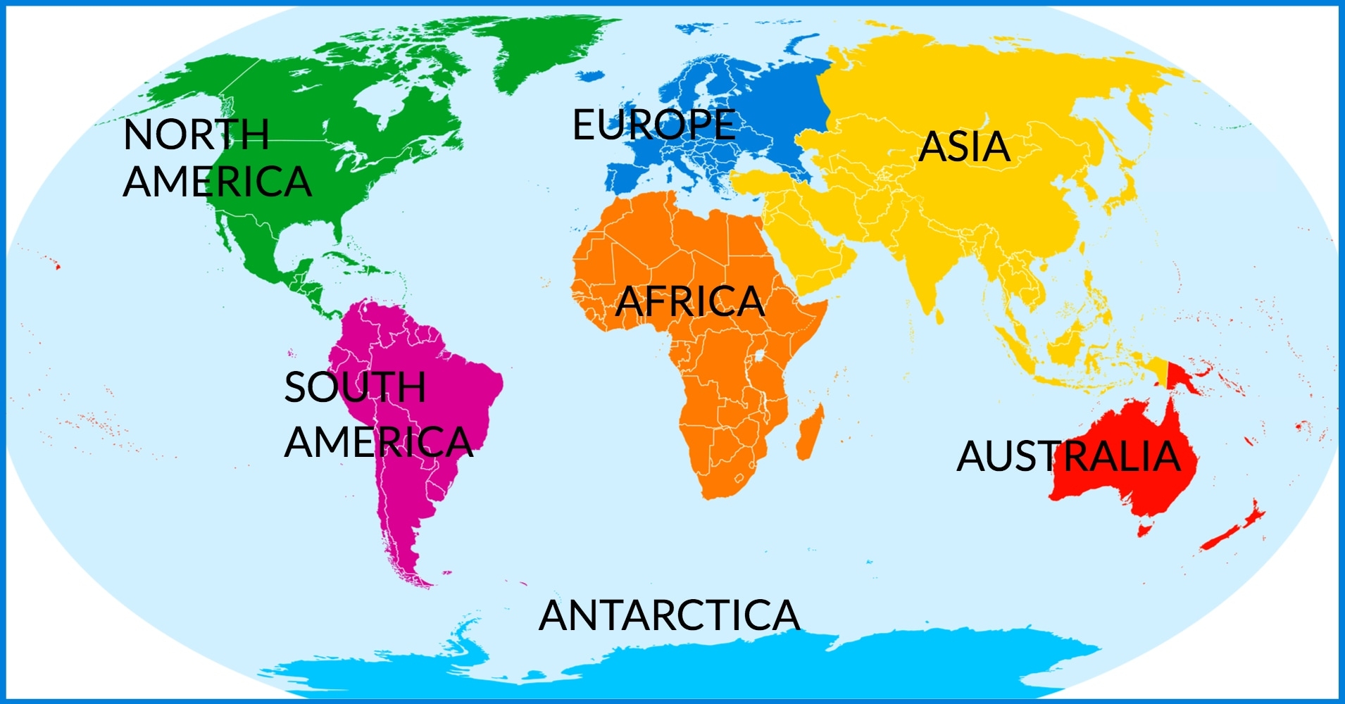 Seven Continents Question 1 Which Is The Biggest Continent Seven Continents Question 1 Which Is The Biggest Continent