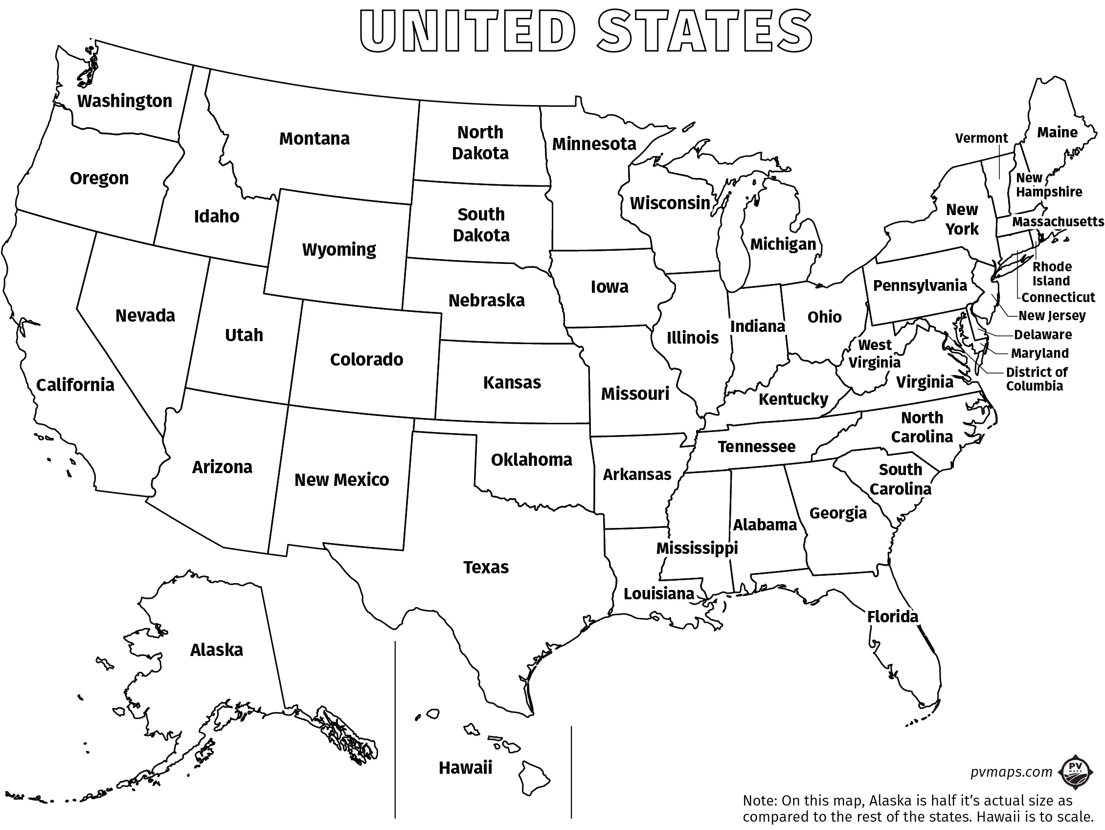 Usa Map With State Names And Abbreviations Usa Map With State Names And Abbreviations